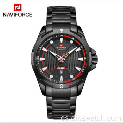 2020 nuevo NAVIFORCE 9161 reloj impermeable para hombres reloj electrónico deportivo de cuarzo para estudiantes